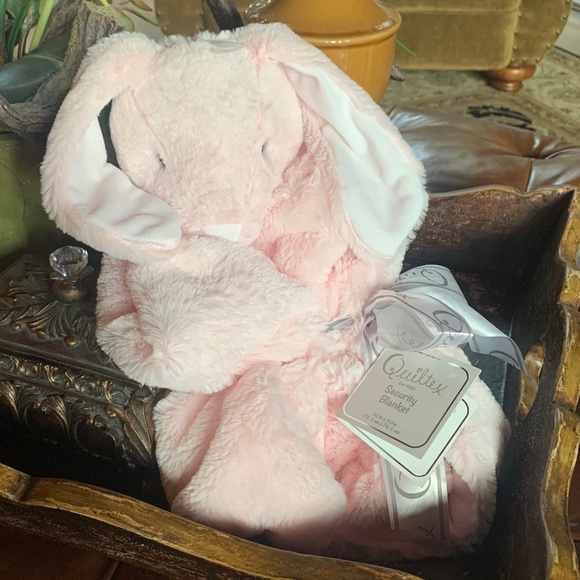 Quiltex Other Beautiful Quiltex Bunny Blanket New With Tags Poshmark